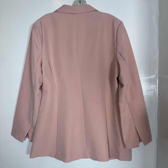 DG2by Diane Gilman Blush Pink Pantsuit Set Blazer NWT Size XL - Picture 8 of 11